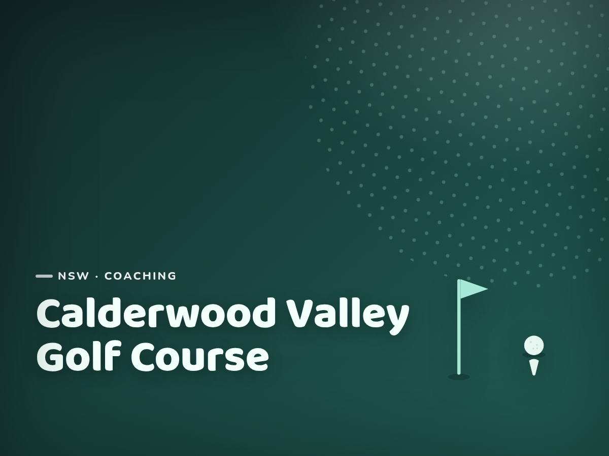 Calderwood Valley Golf Course Junior Coaching