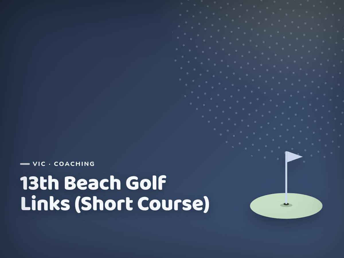 13th Beach Golf Links (Short Course) Junior Coaching