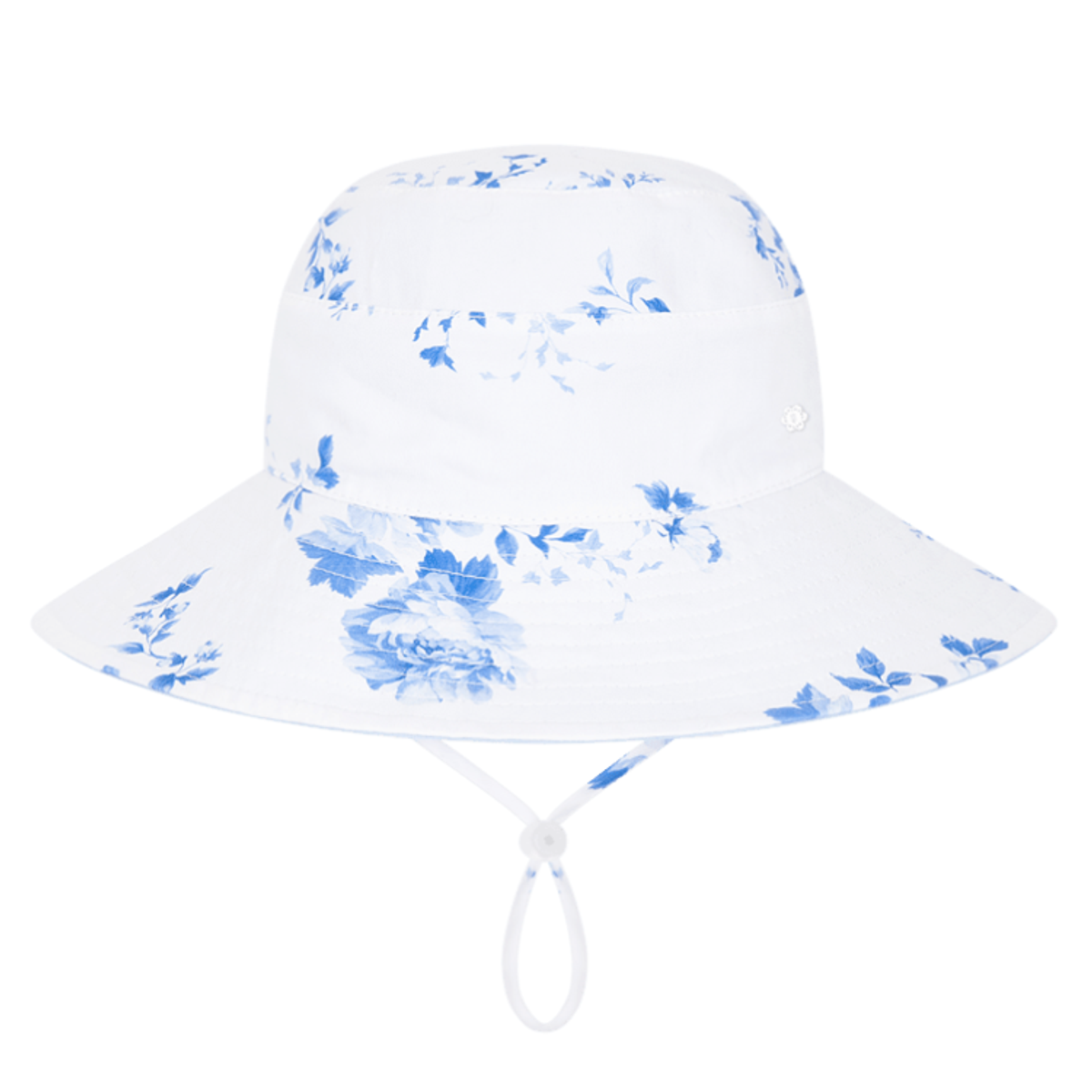 Kooringal Kids Pearl Girls Wide Brim Bucket - Blue