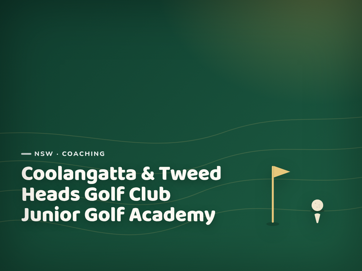 Golf Kids Australia branded tile for Coolangatta & Tweed Heads Golf Club Junior Golf Academy - not a photograph