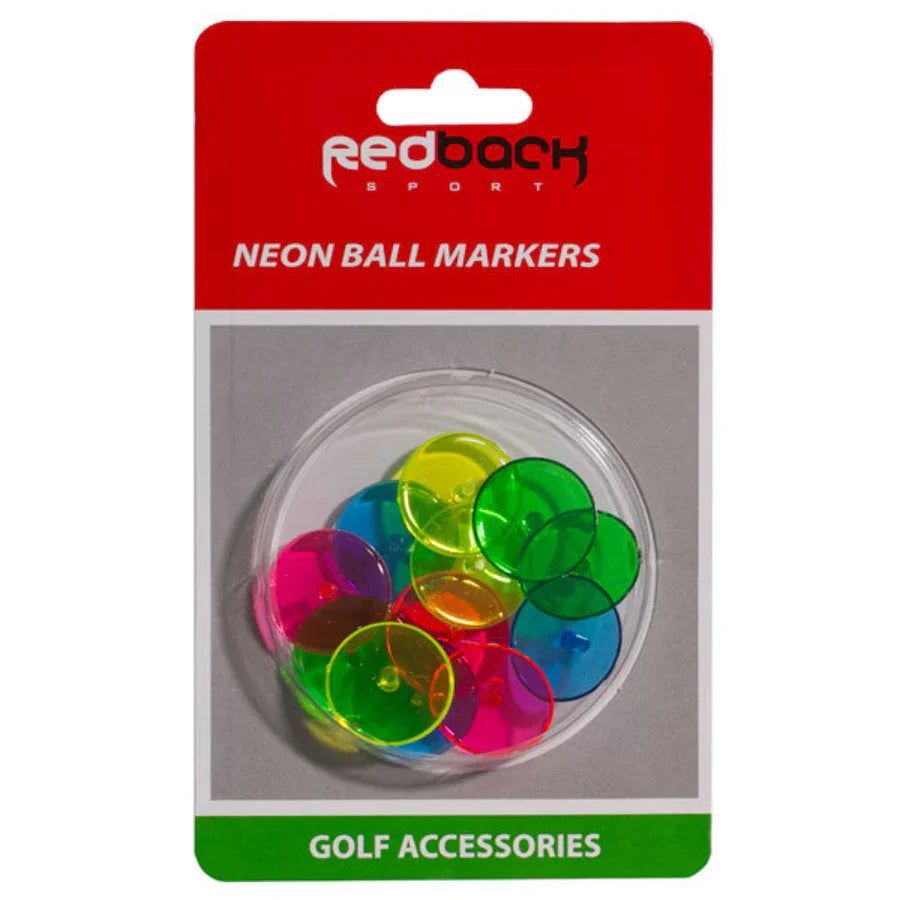 Redback Sport Neon Ball Markers (12-Pack)