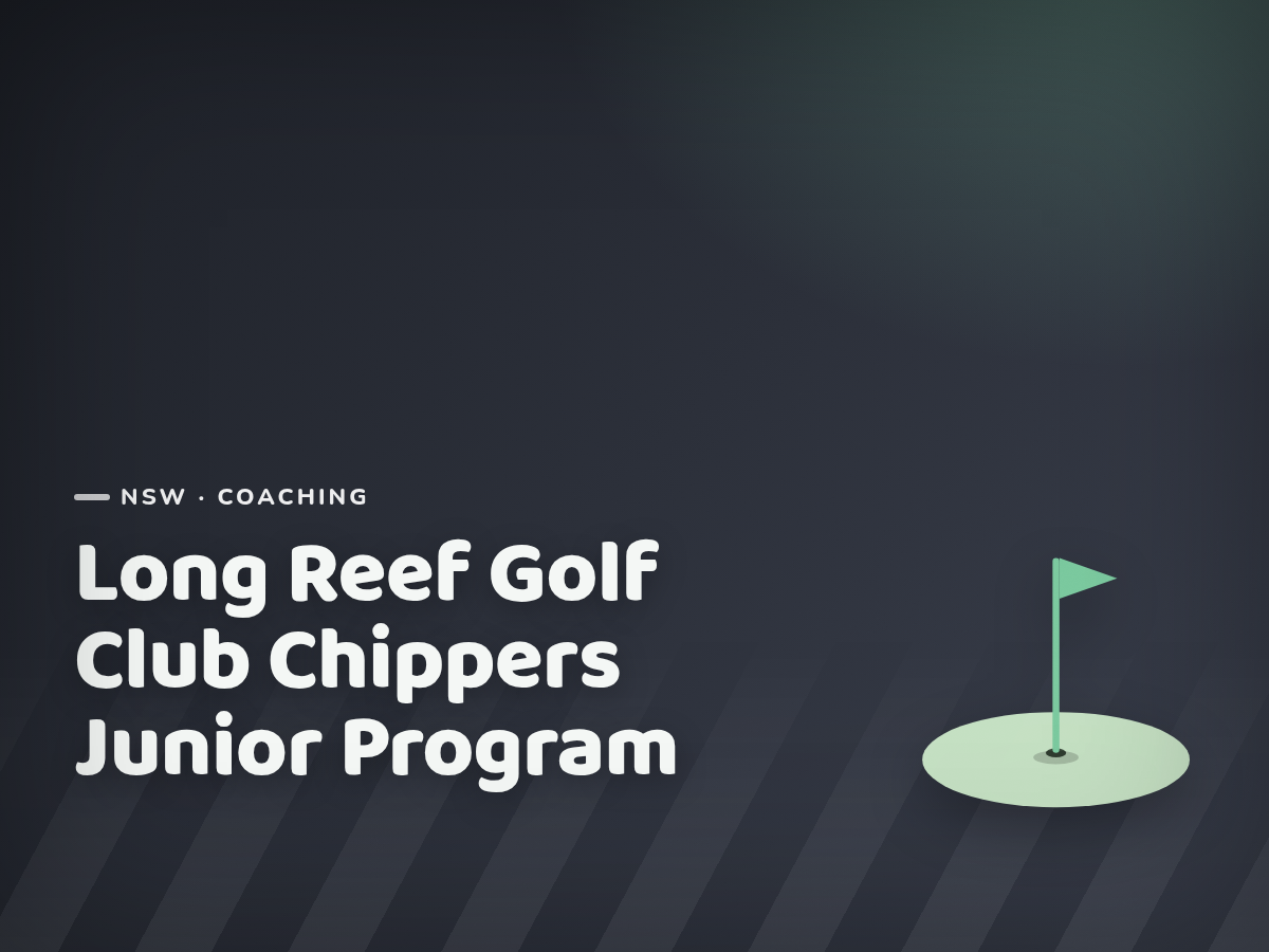 Golf Kids Australia branded tile for Long Reef Golf Club Chippers Junior Program - not a photograph