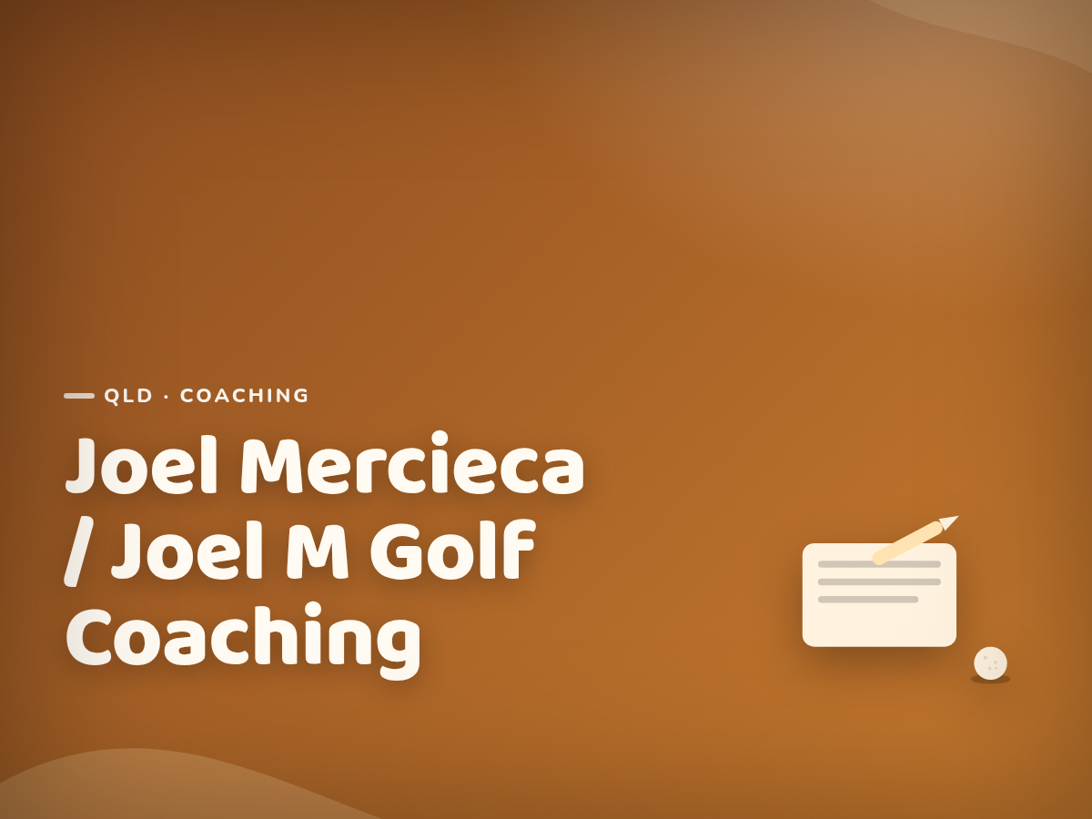 Golf Kids Australia branded tile for Joel Mercieca / Joel M Golf Coaching - not a photograph