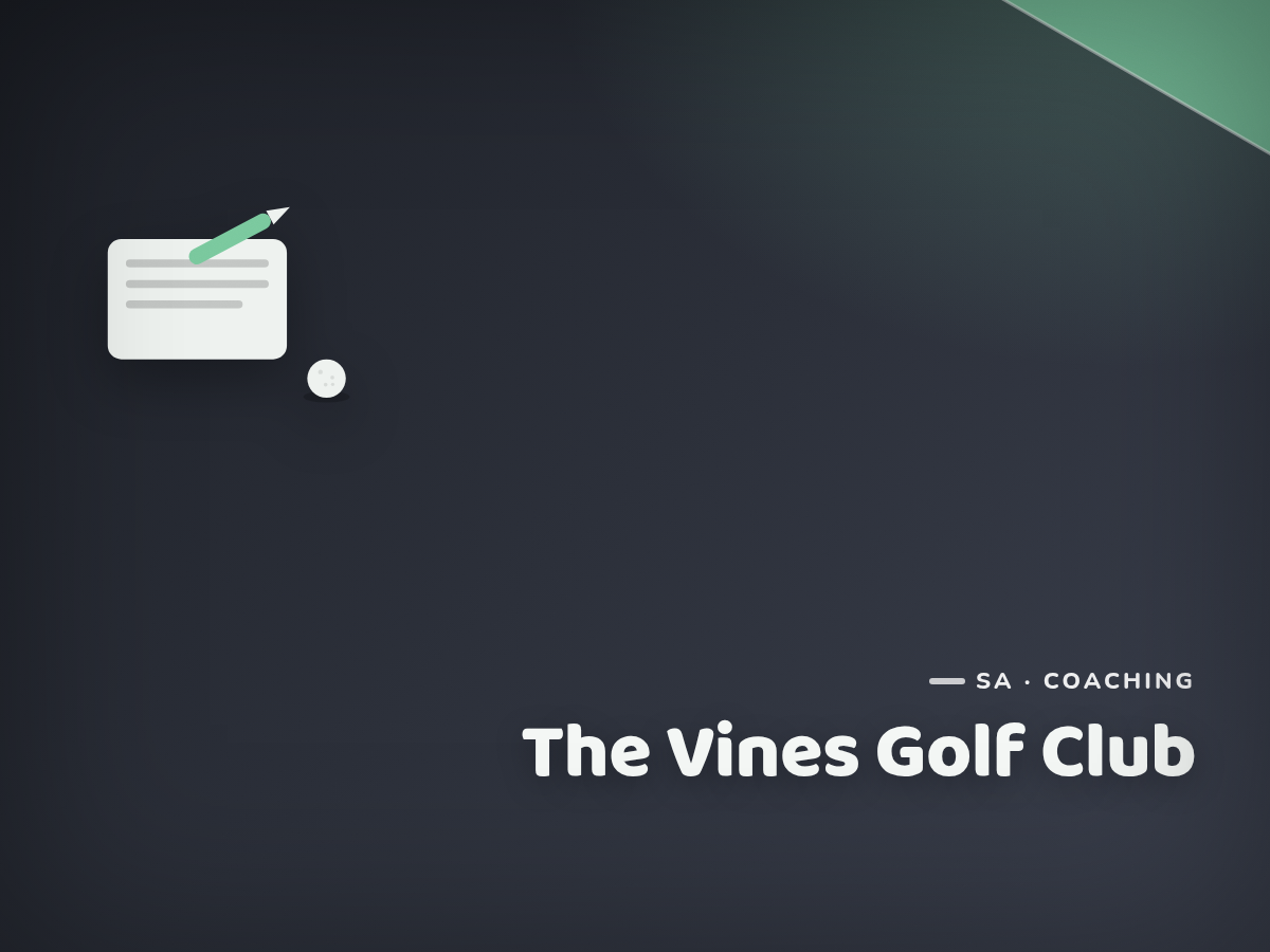 The Vines Golf Club MyGolf Junior Program
