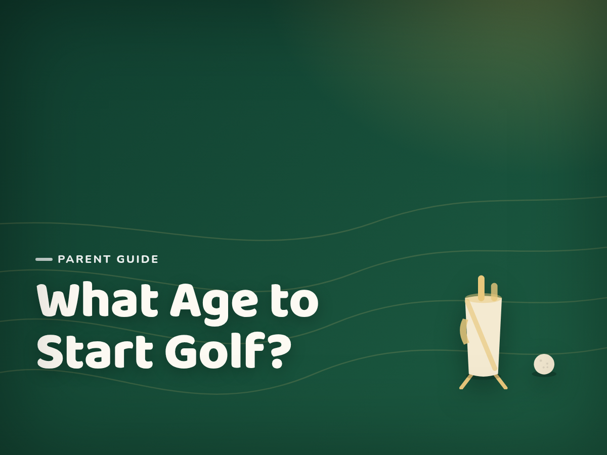 What Age Should My Child Start Playing Golf?