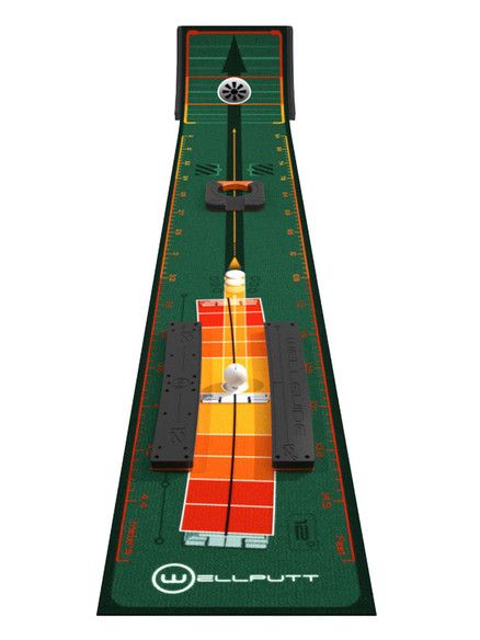 WellPutt Stroke Master Putting Mat - Green