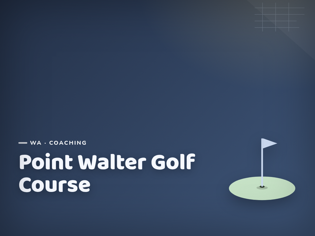 Point Walter Golf Course TeeMates Program