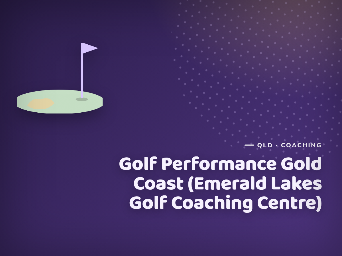 Golf Kids Australia branded tile for Golf Performance Gold Coast (Emerald Lakes Golf Coaching Centre) - not a photograph