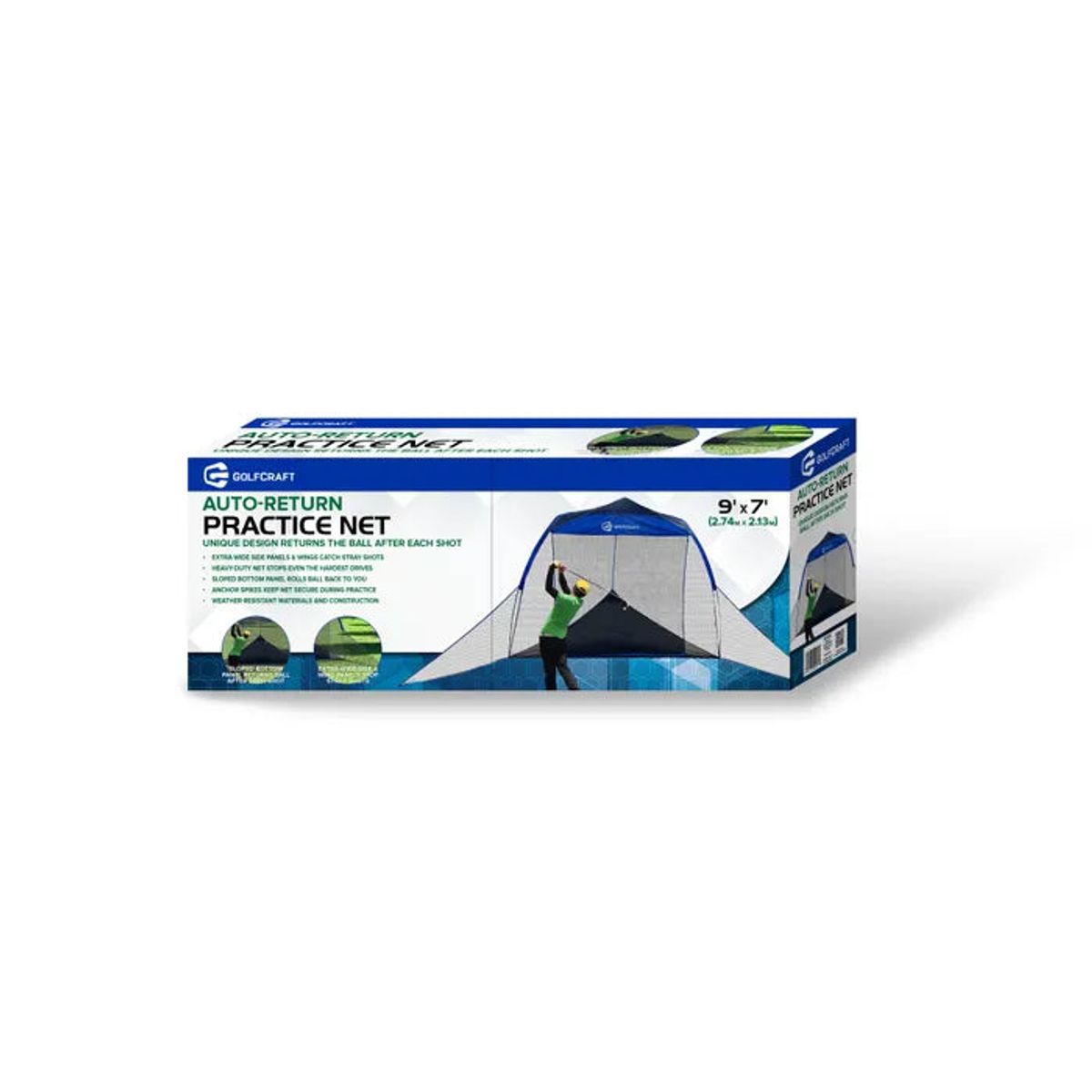 GolfCraft 9x7 Auto Return Net