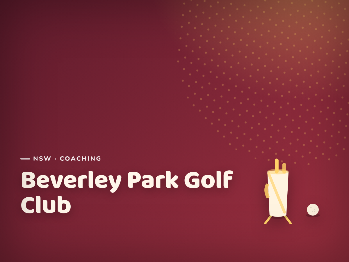 Beverley Park Golf Club Junior Coaching