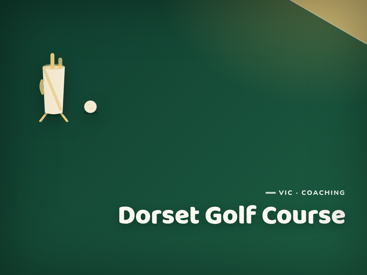 Dorset Golf Course MyGolf Junior Program