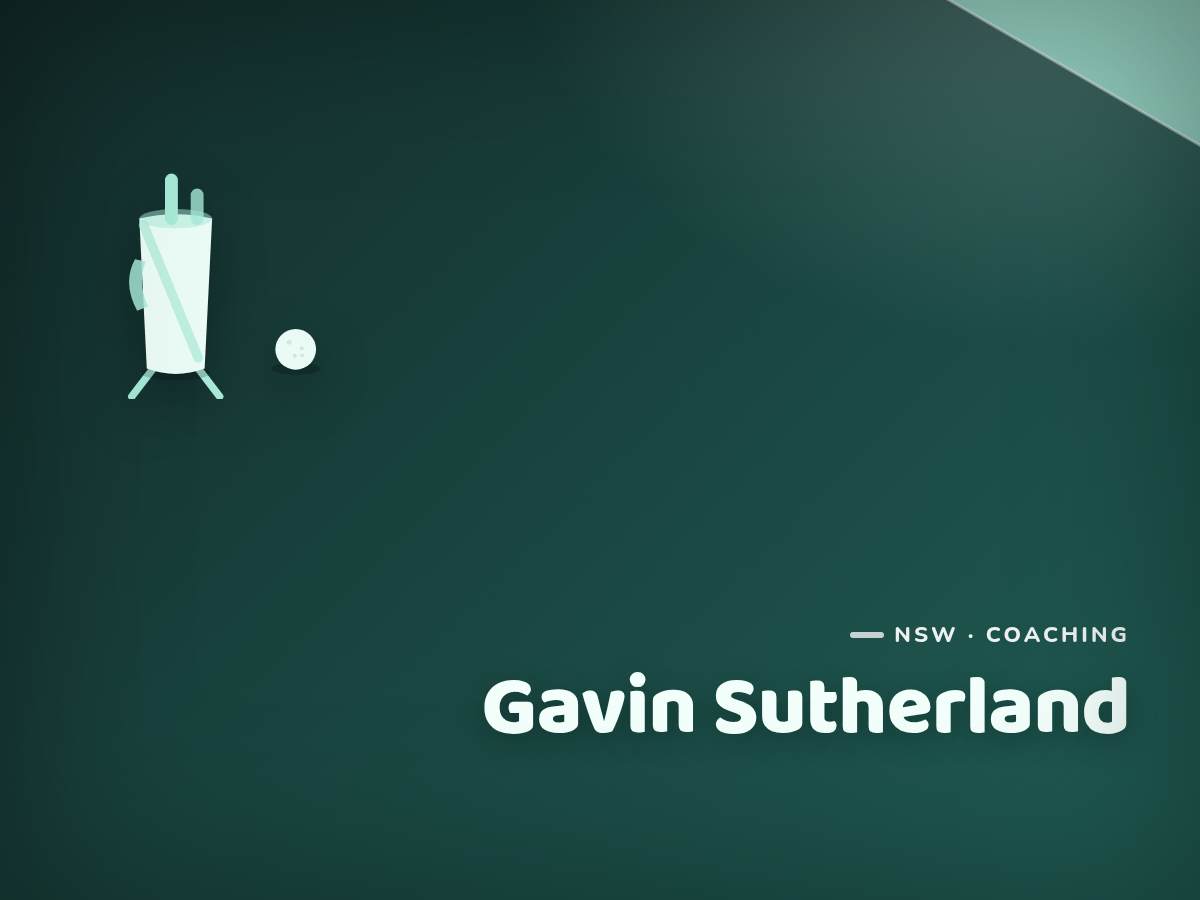 Golf Kids Australia branded tile for Gavin Sutherland - not a photograph
