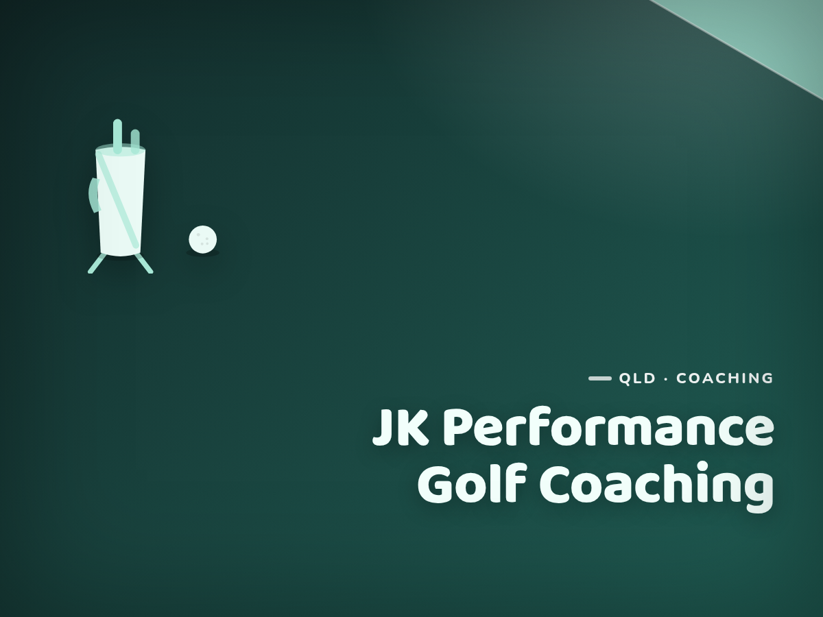 Golf Kids Australia branded tile for JK Performance Golf Coaching - not a photograph