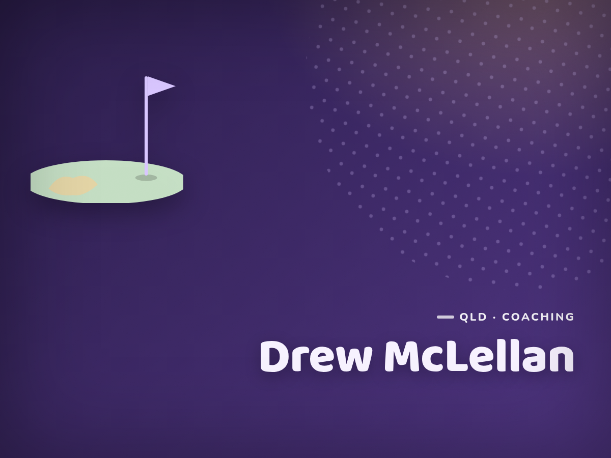 Golf Kids Australia branded tile for Drew McLellan - not a photograph