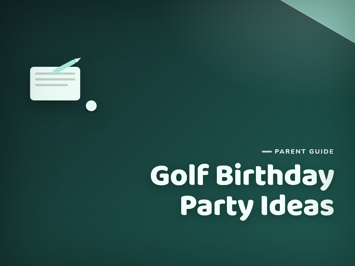 Golf Birthday Party Ideas for Junior Golf Fans