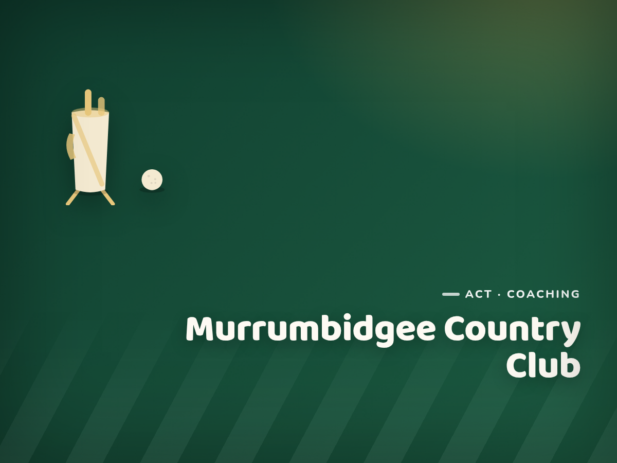 Murrumbidgee Country Club Junior Coaching