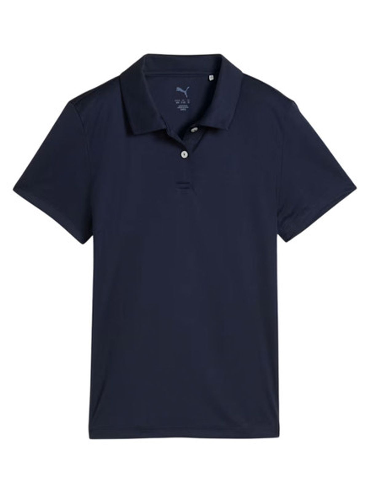Puma Junior Girls PURE Short Sleeve Polo - Deep Navy