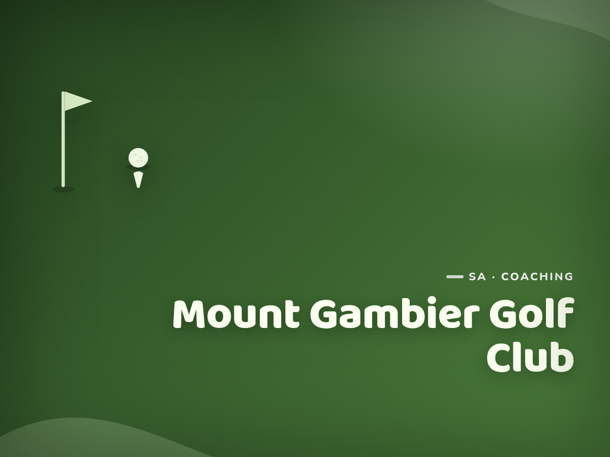 Mount Gambier Golf Club Junior Coaching