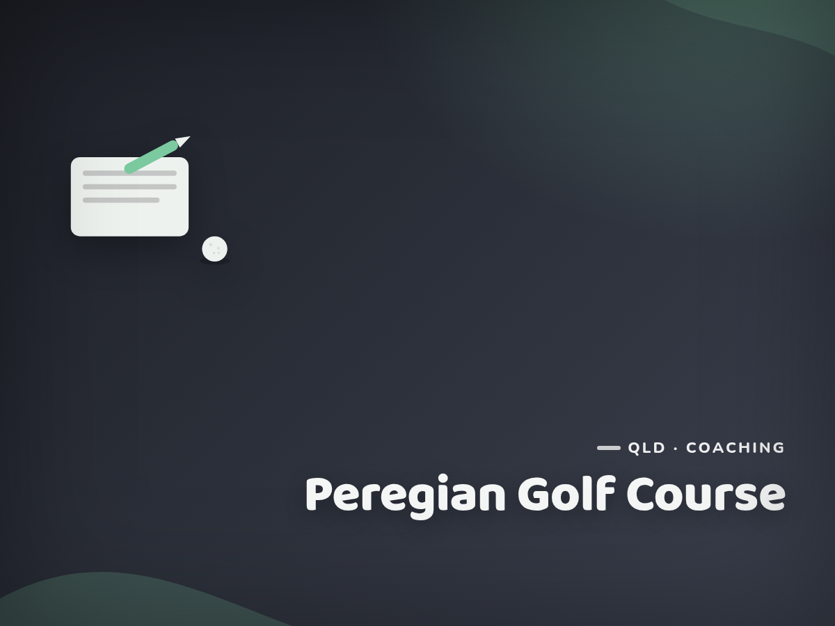 Peregian Golf Course Junior Coaching