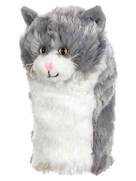 Daphne Grey & White Cat Headcover