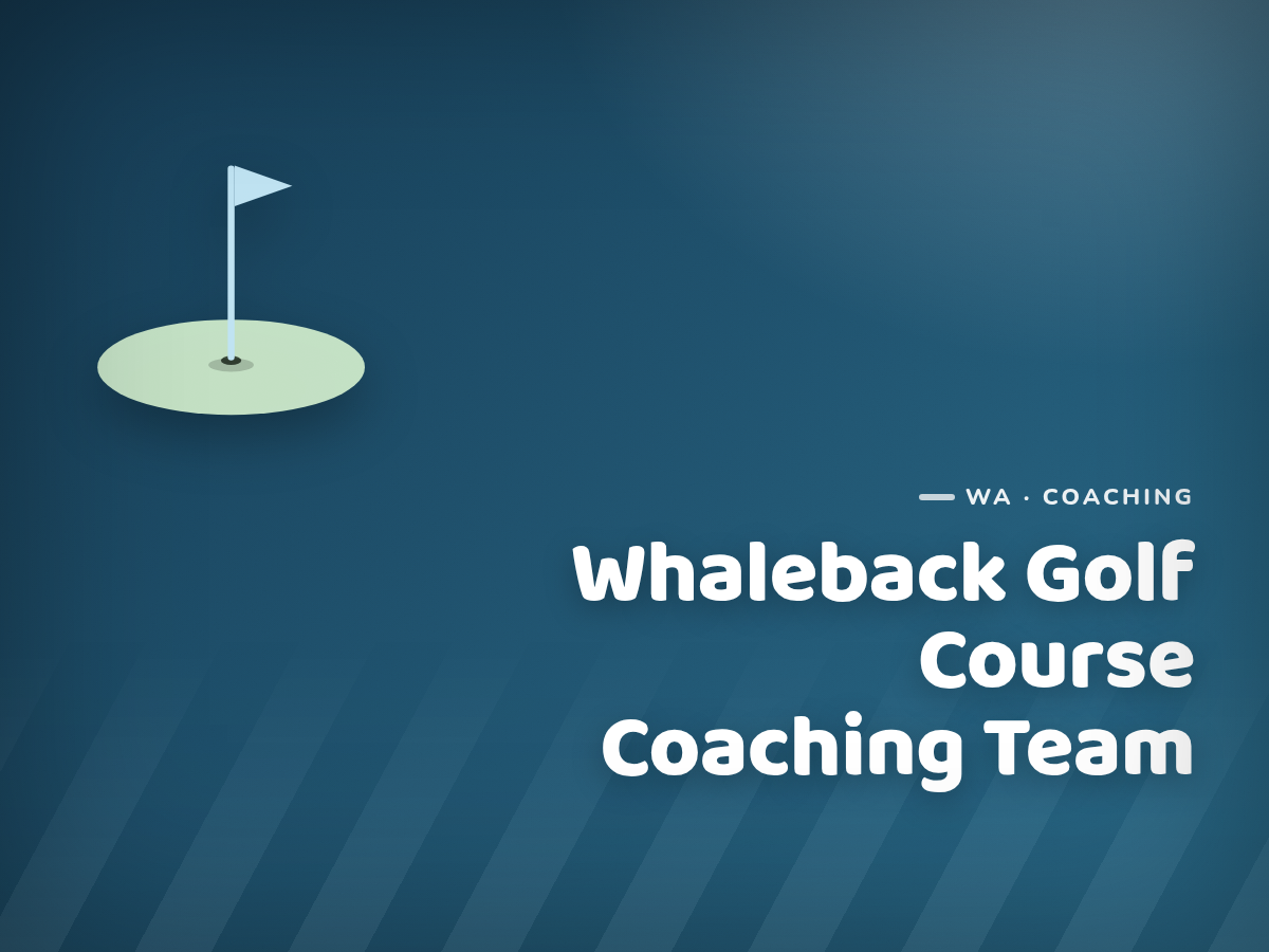 Golf Kids Australia branded tile for Whaleback Golf Course Coaching Team - not a photograph