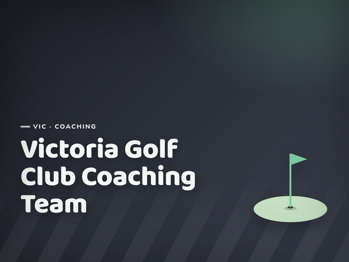 Golf Kids Australia branded tile for Victoria Golf Club Coaching Team - not a photograph