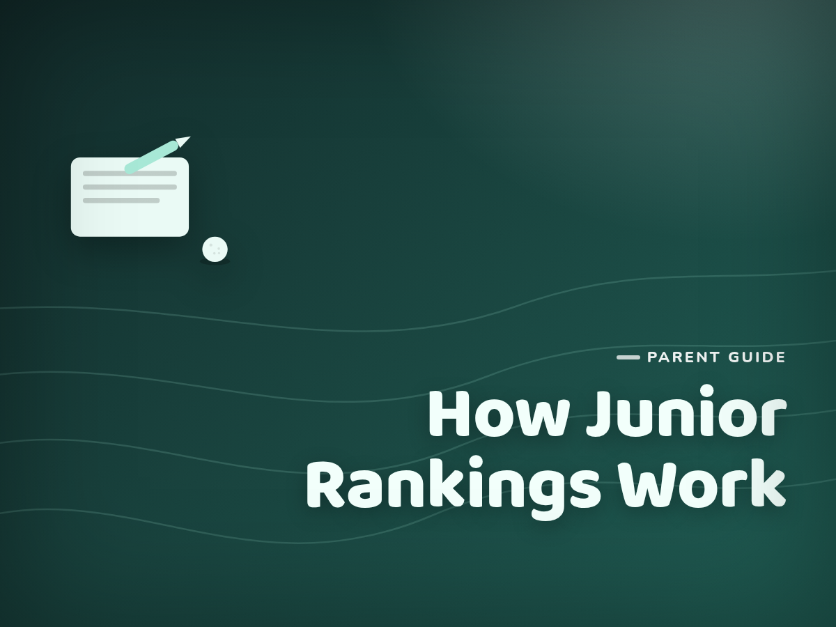 How Do Junior Golf Rankings Work in Australia?
