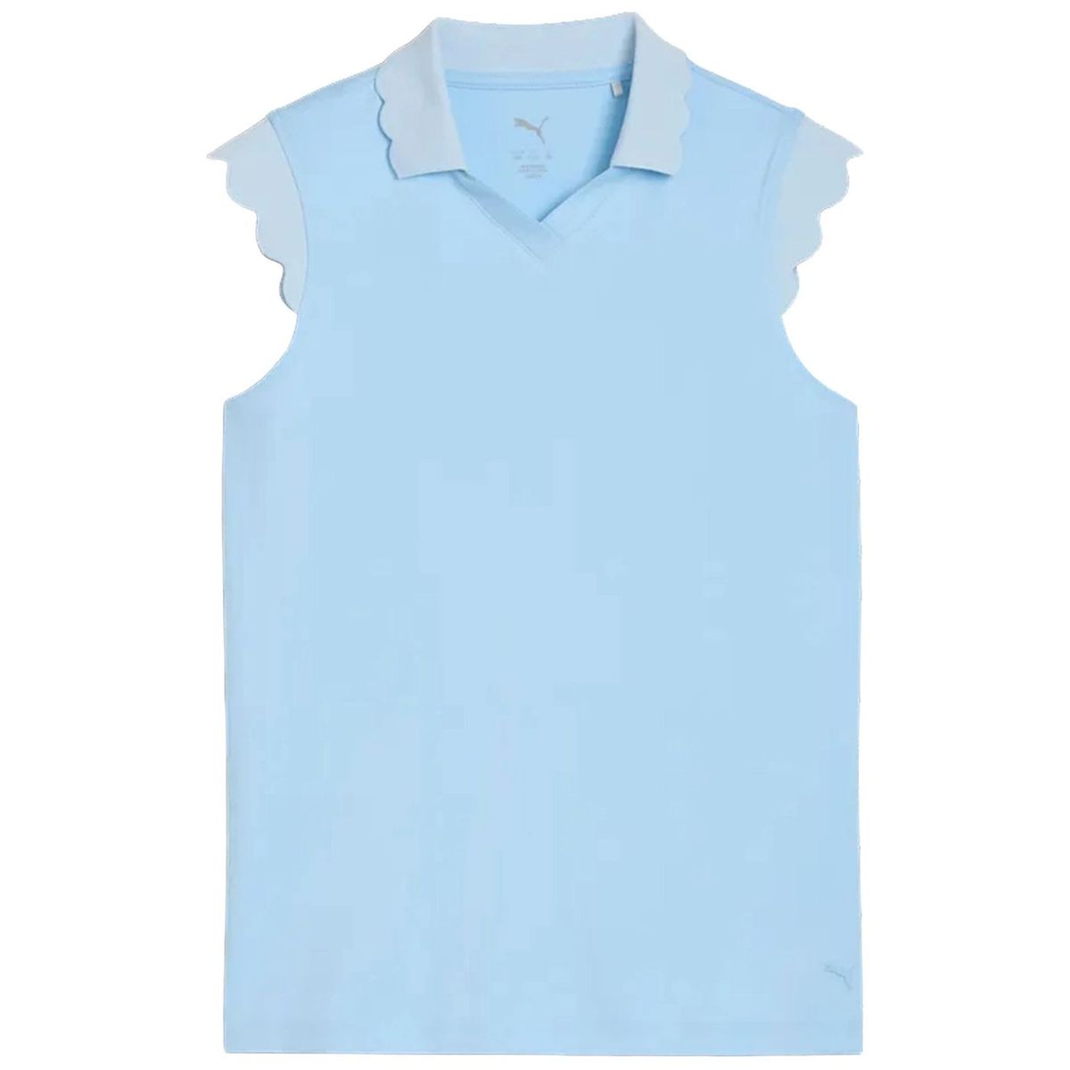 Puma Junior Girls 2026 Cloudspun Scallop Sleeve Polo Shirt