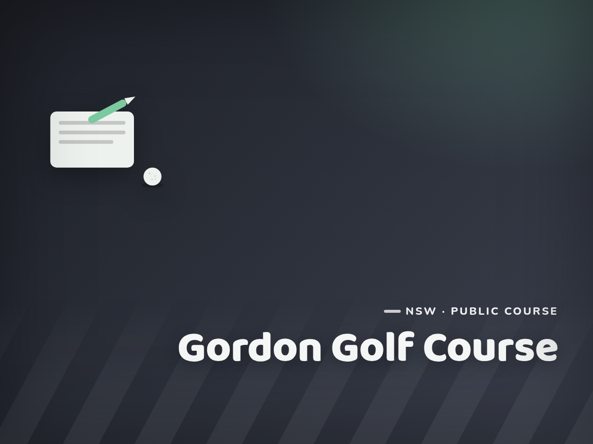 Gordon Golf Course