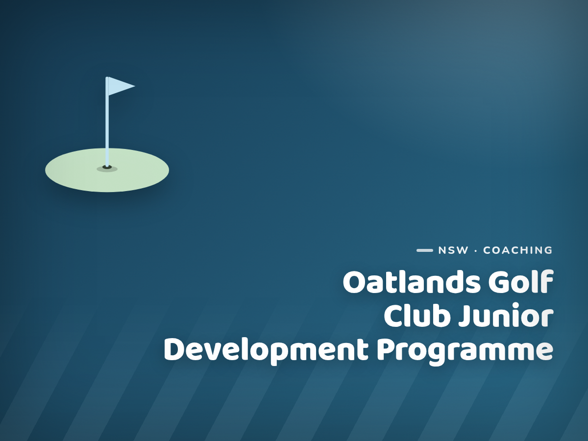 Golf Kids Australia branded tile for Oatlands Golf Club Junior Development Programme - not a photograph