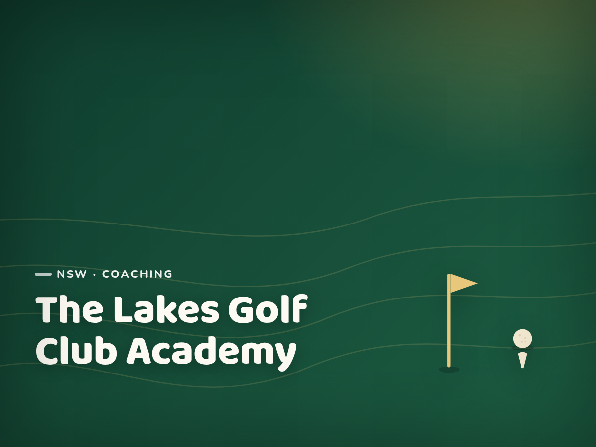 Golf Kids Australia branded tile for The Lakes Golf Club Academy - not a photograph