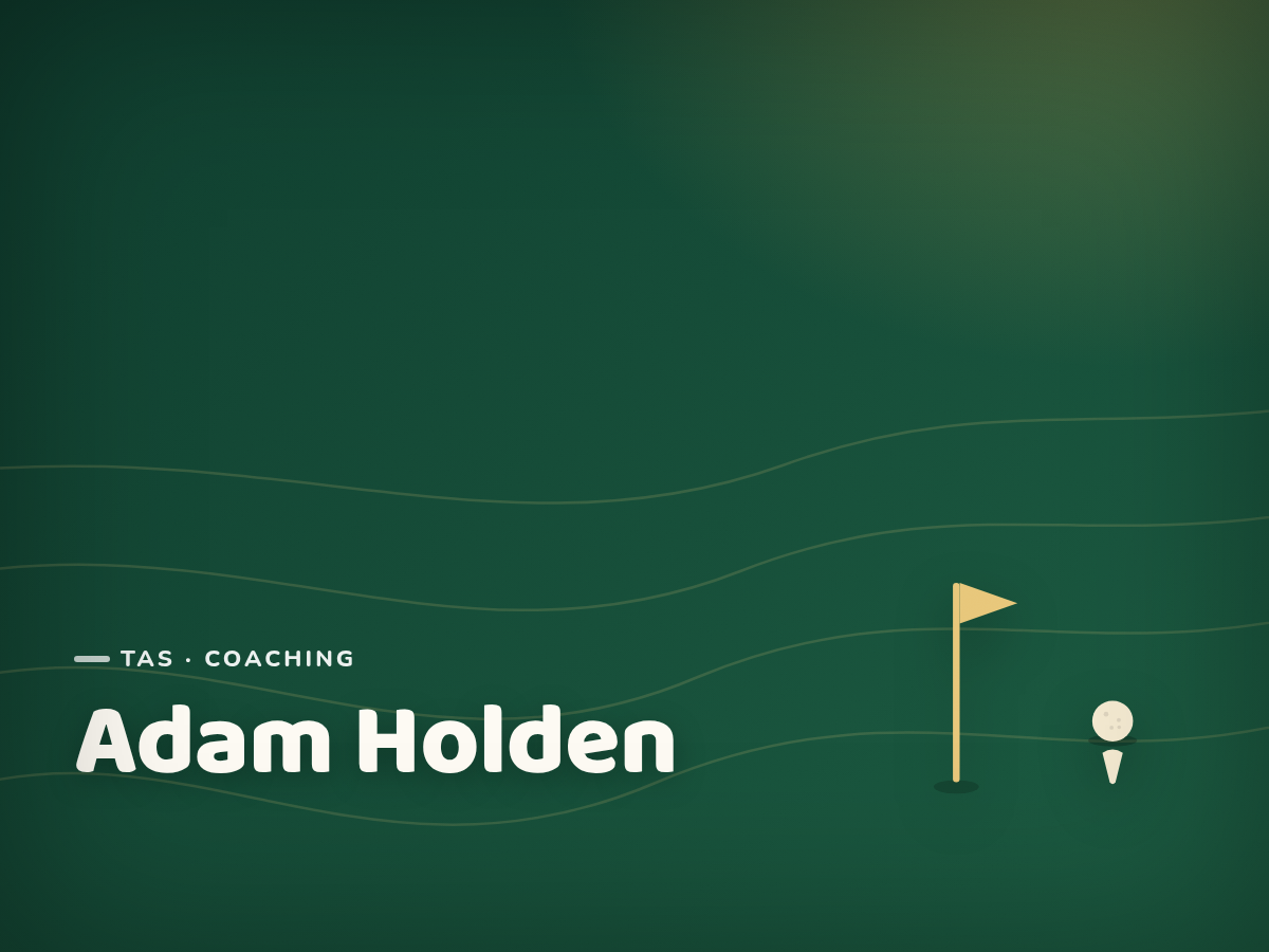 Golf Kids Australia branded tile for Adam Holden - not a photograph