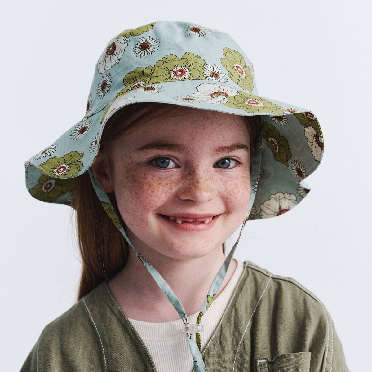 Cancer Council Flora Bucket Hat - Green