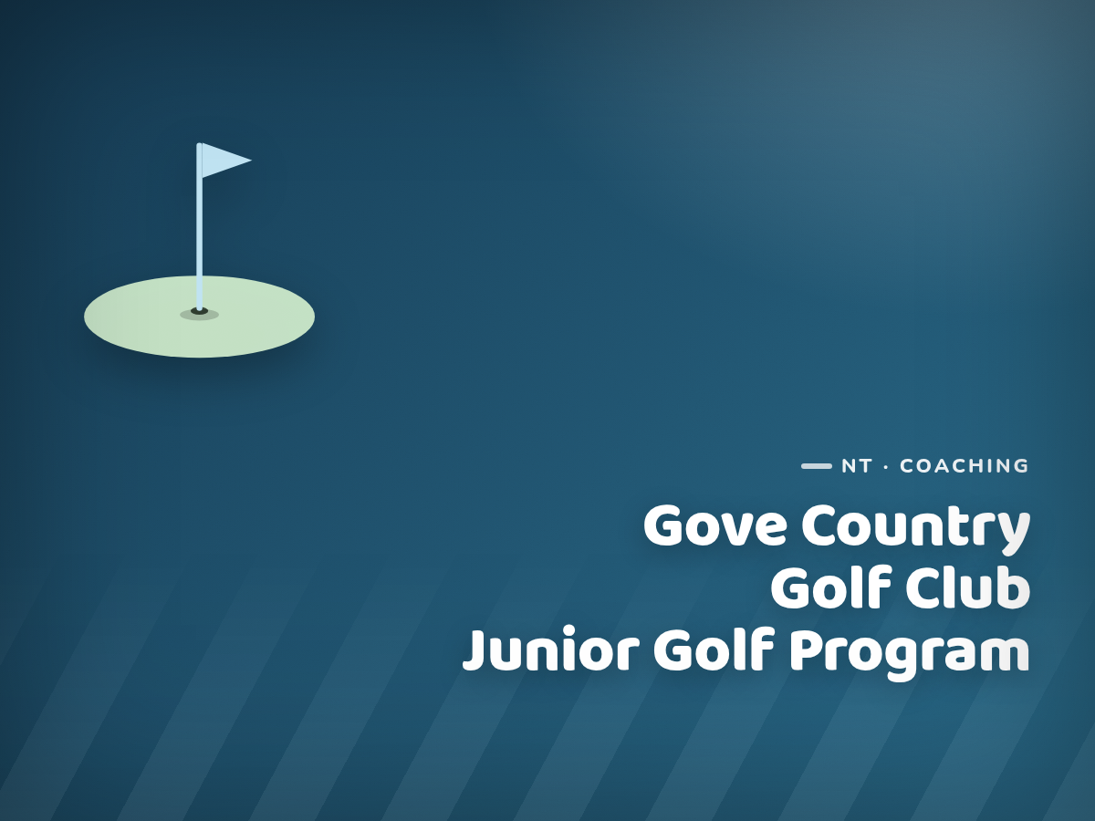Golf Kids Australia branded tile for Gove Country Golf Club Junior Golf Program - not a photograph