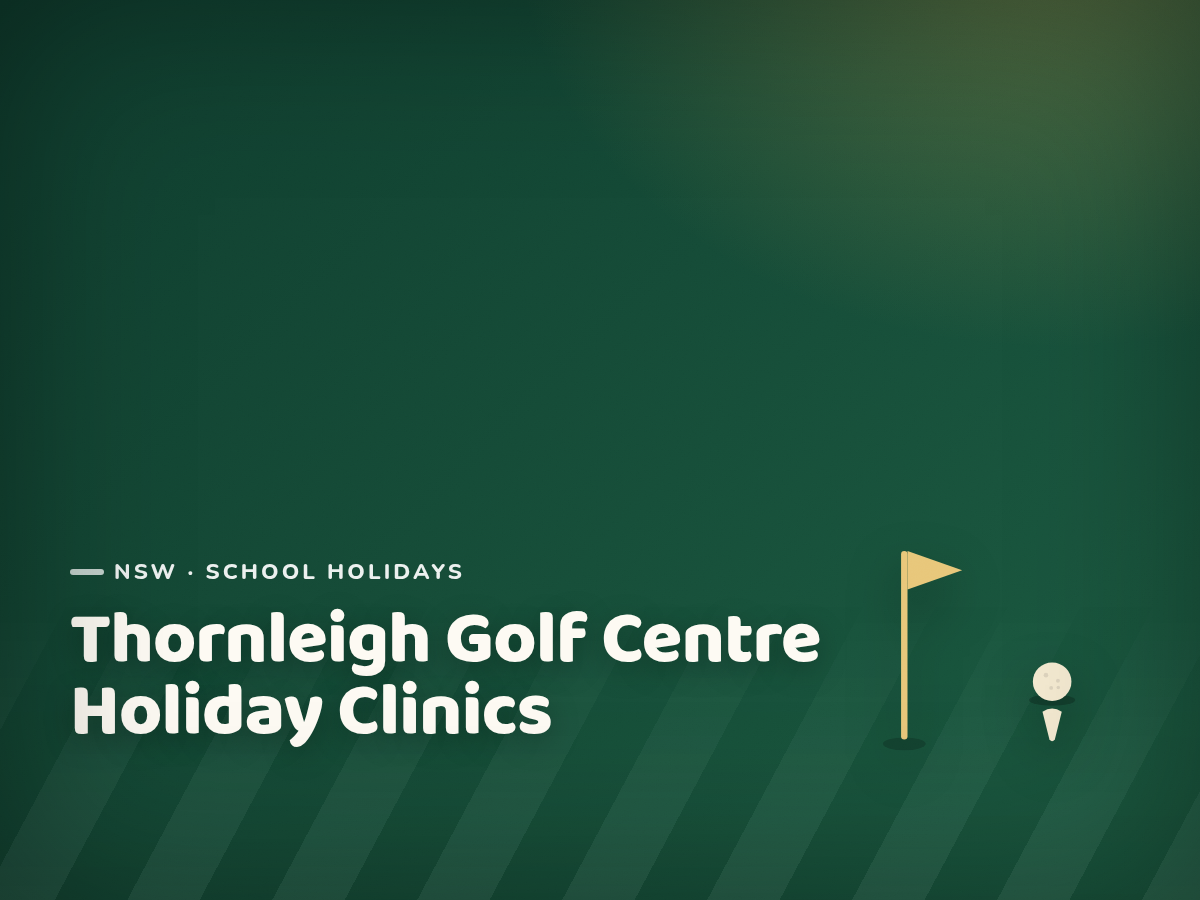 Thornleigh Golf Centre School Holiday Junior Clinics