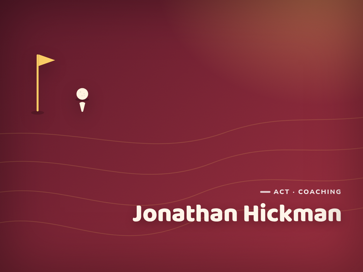 Golf Kids Australia branded tile for Jonathan Hickman - not a photograph