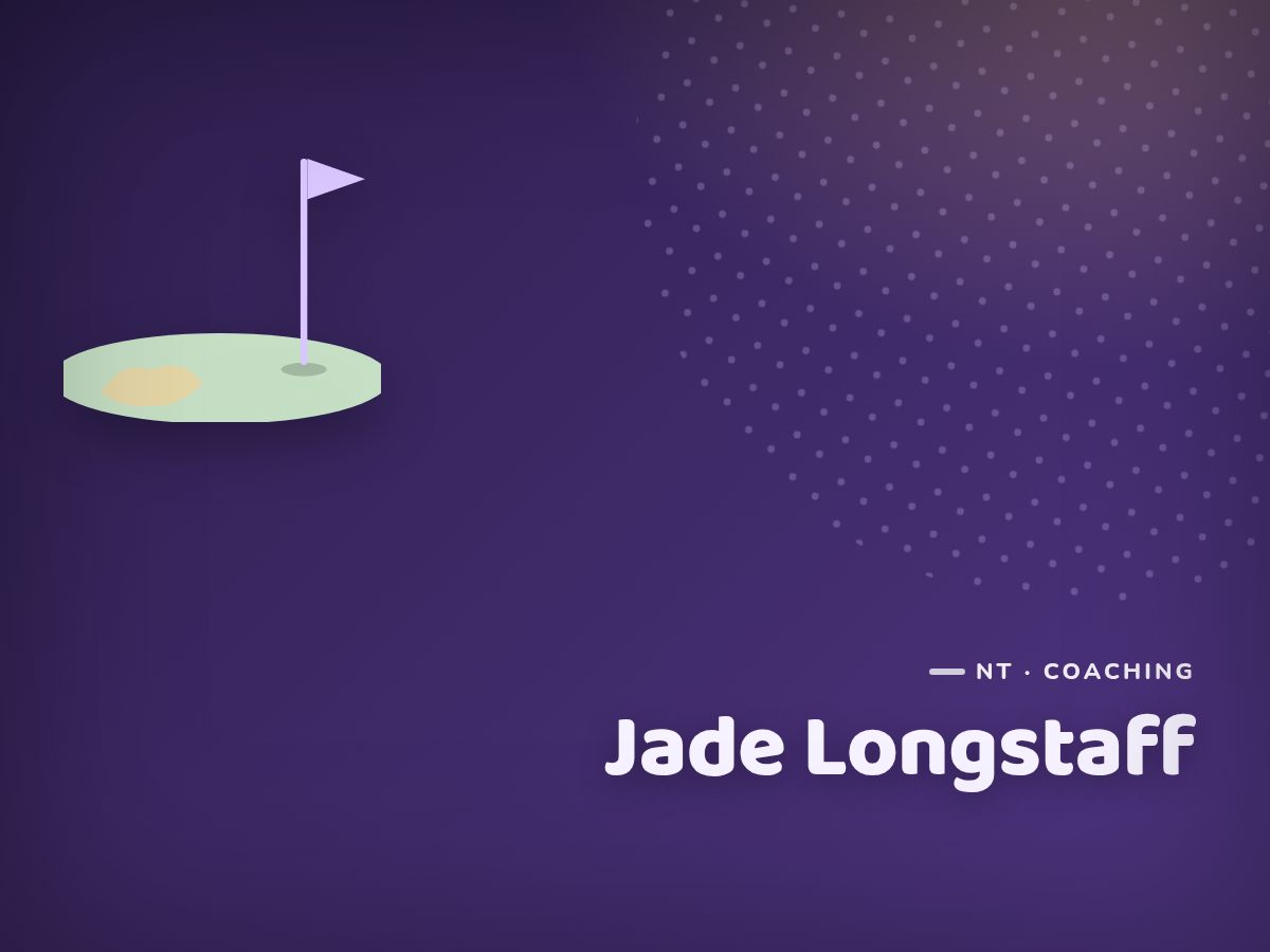Golf Kids Australia branded tile for Jade Longstaff - not a photograph