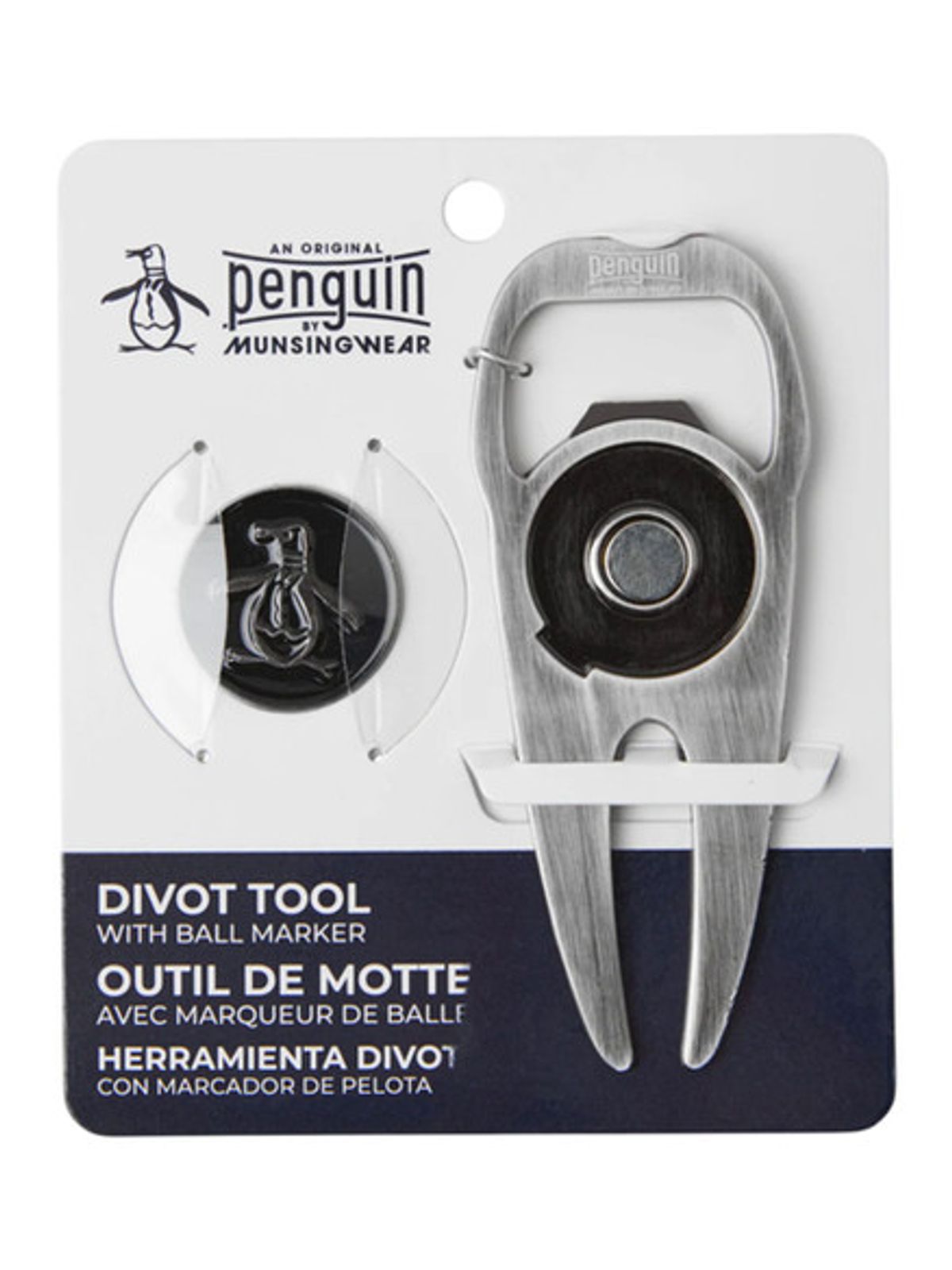 Original Penguin Bottle Opener Divot Tool