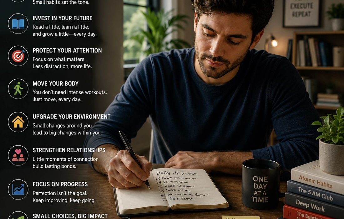 The Small Daily Upgrades That Add Up to a Better Life