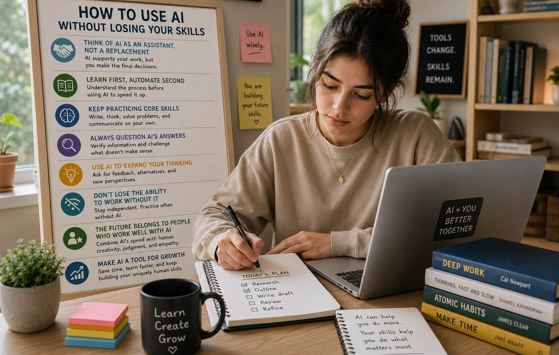 How to Use AI Without Losing Your Skills