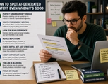 How to Spot AI-Generated Content Even When It’s Good