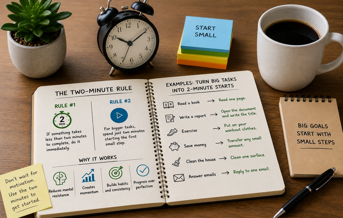 The Two-Minute Rule That Solves Procrastination
