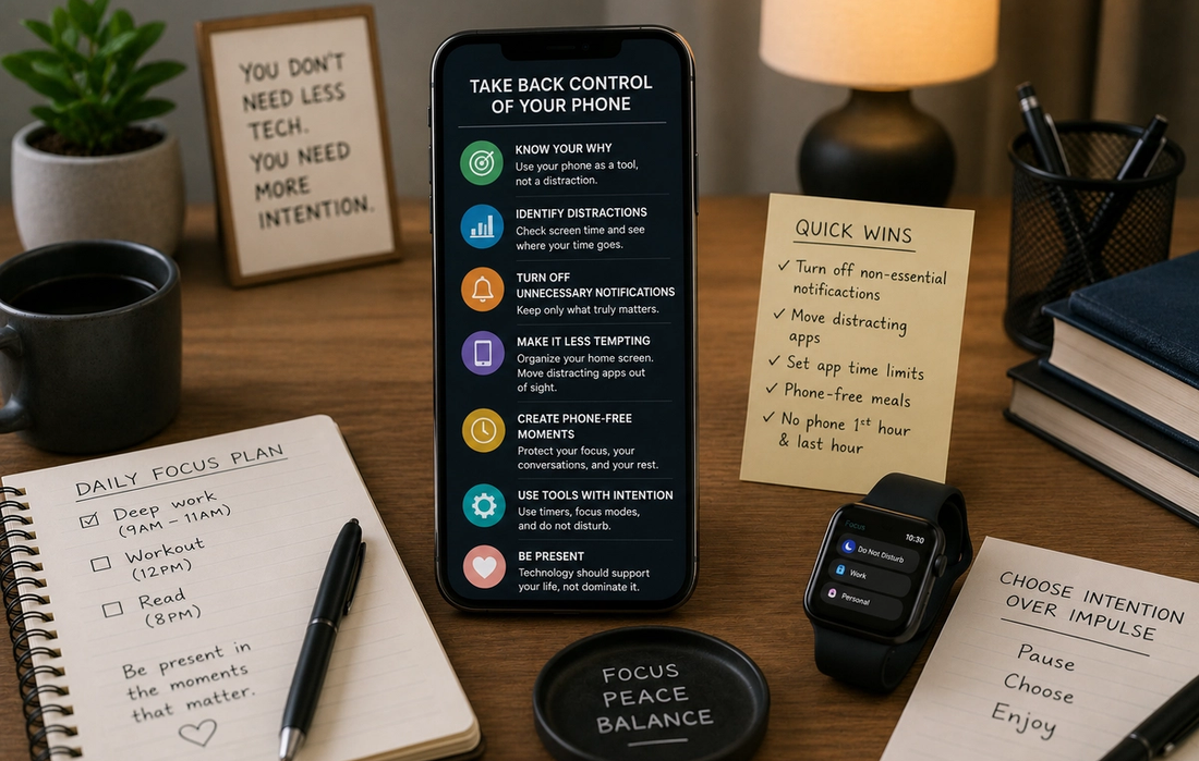 How to Take Back Control of Your Phone (Without Quitting Tech)