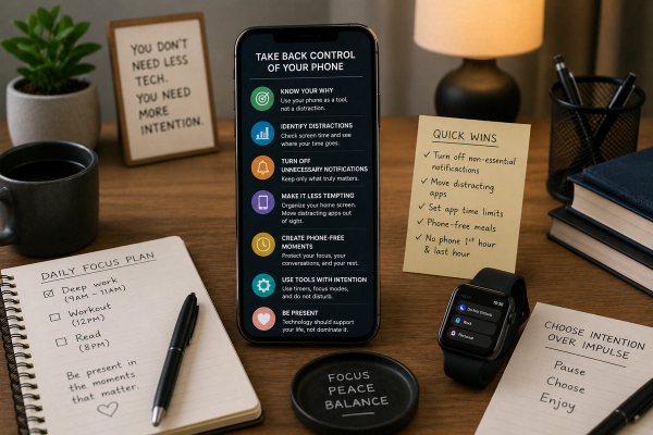 How to Take Back Control of Your Phone (Without Quitting Tech)