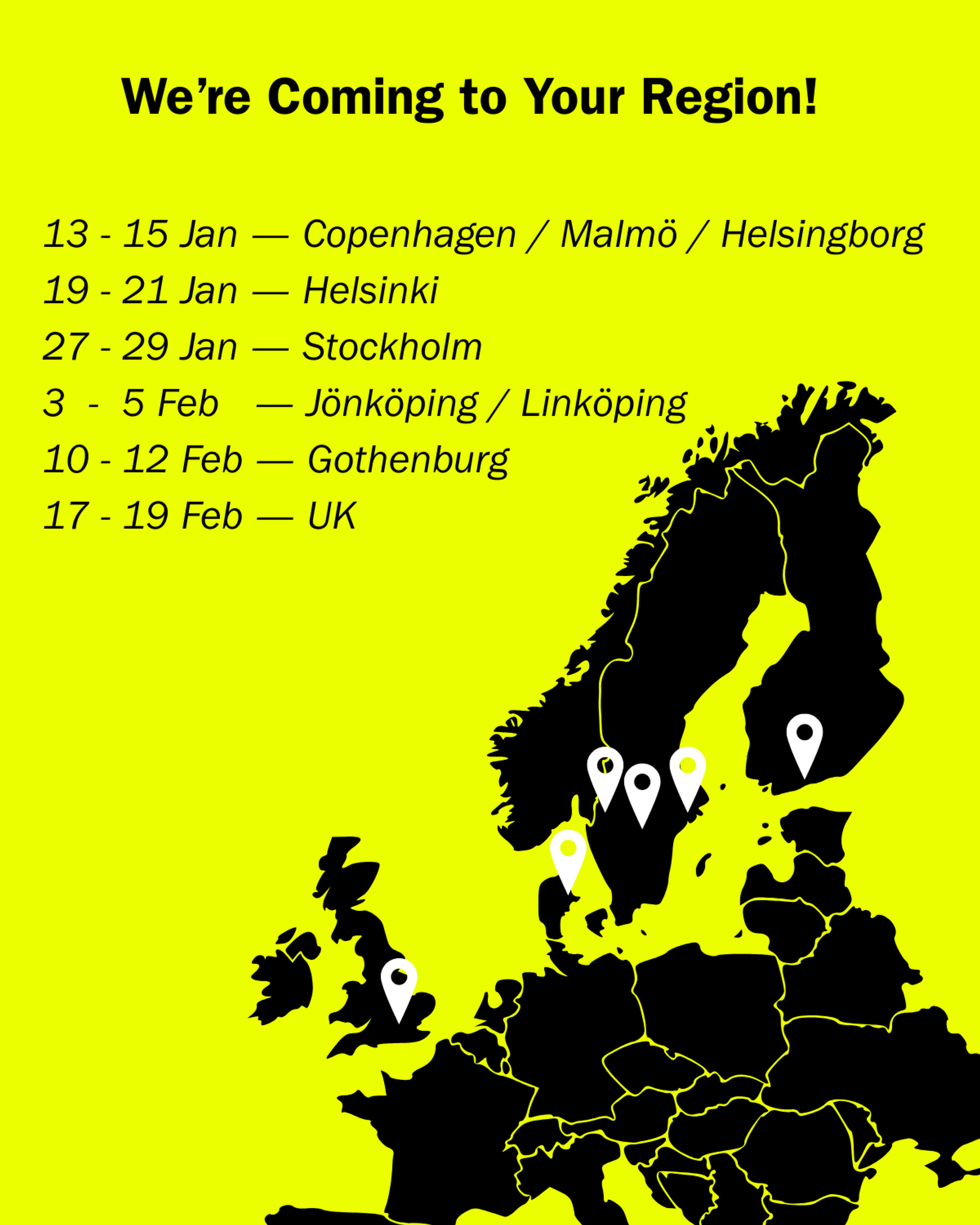 Solwr is touring the Nordic and beyond in 2026