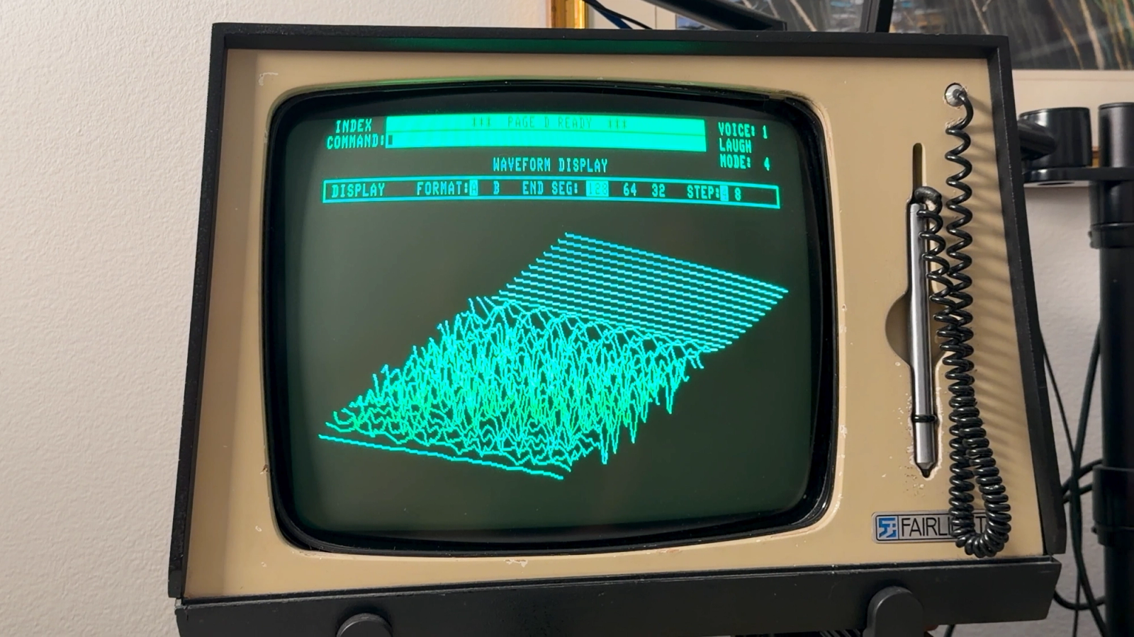 Waveform View on Fairlight CMI