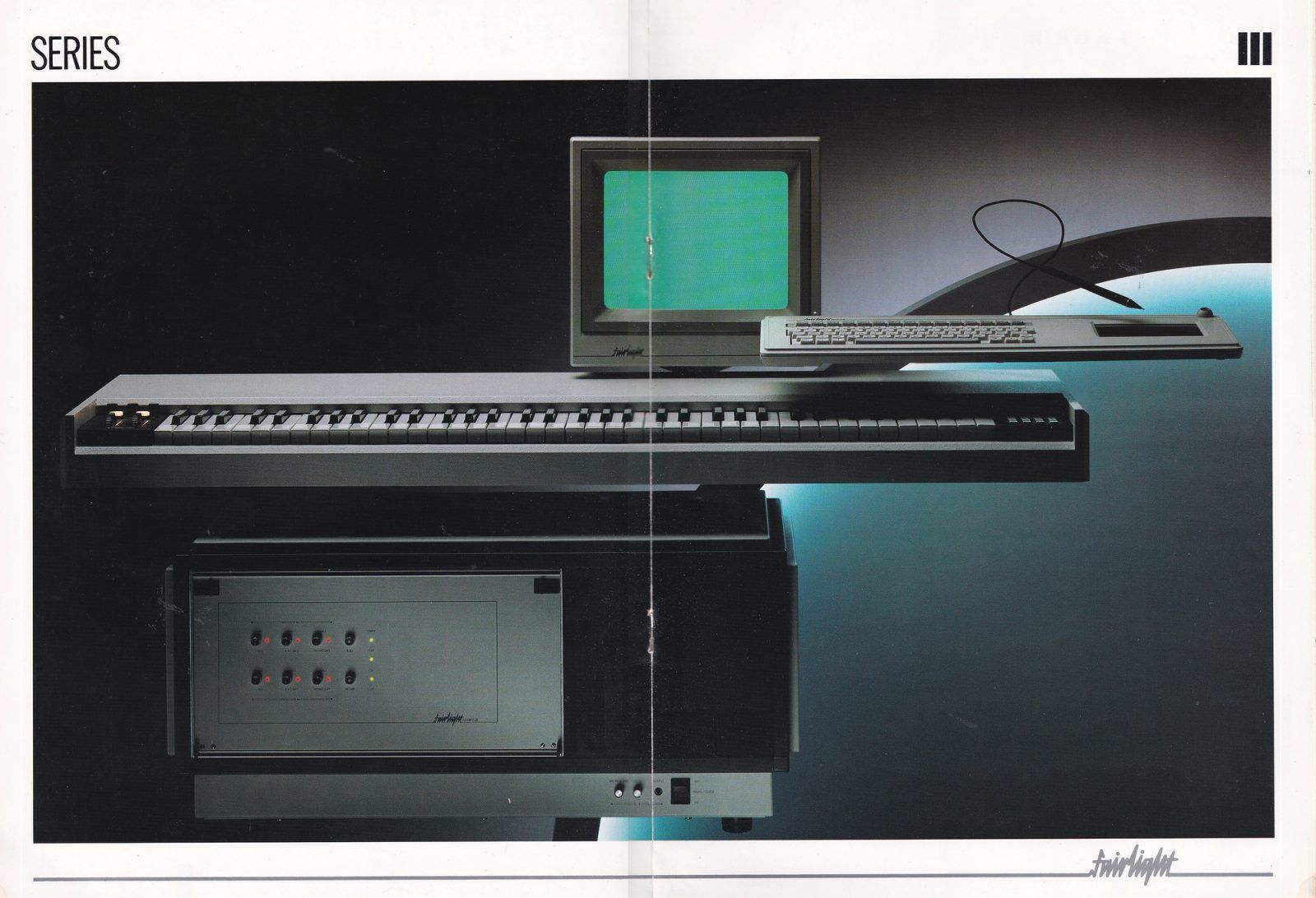 Fairlight Series III brochure centrefold