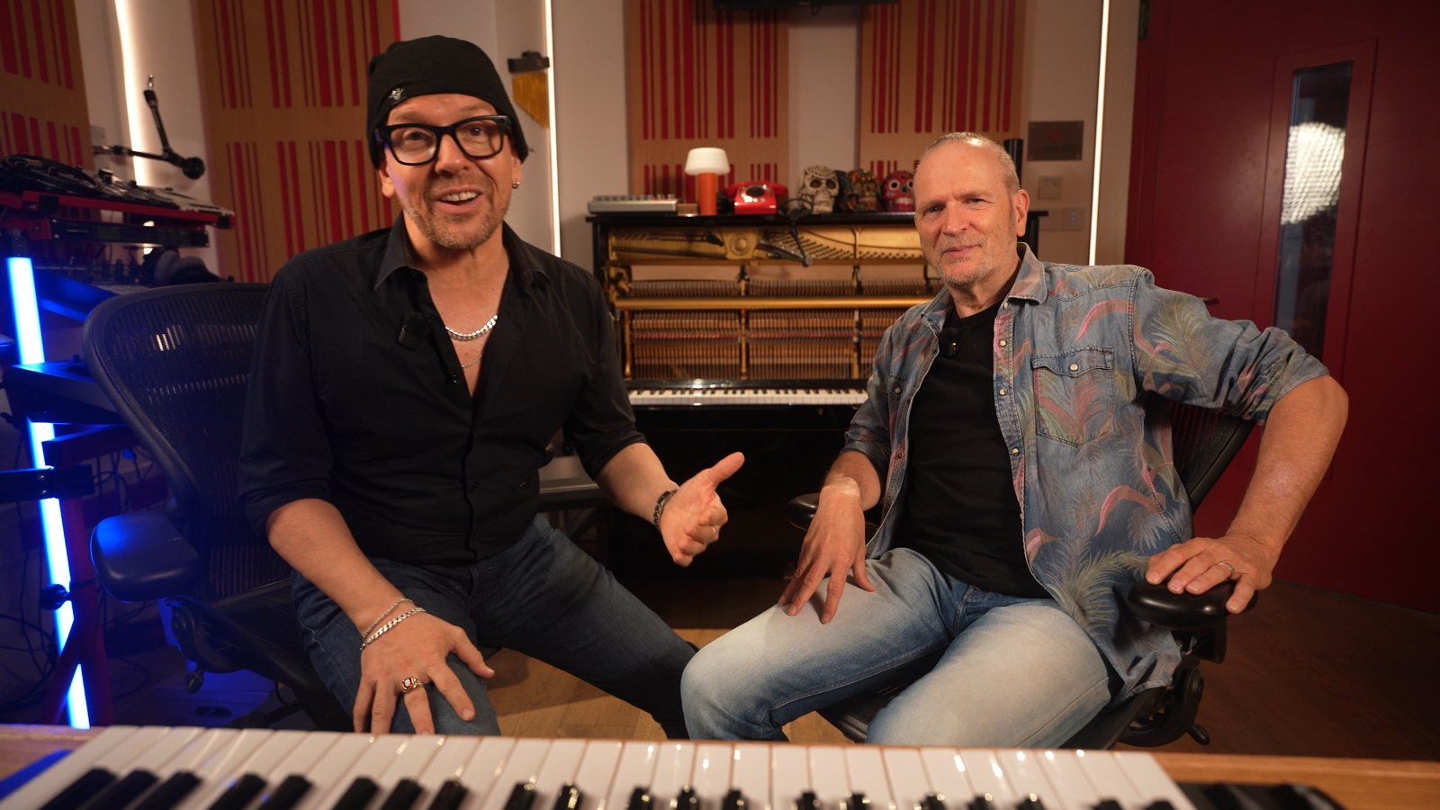 Claudio and Jam El Mar at the end of the interview