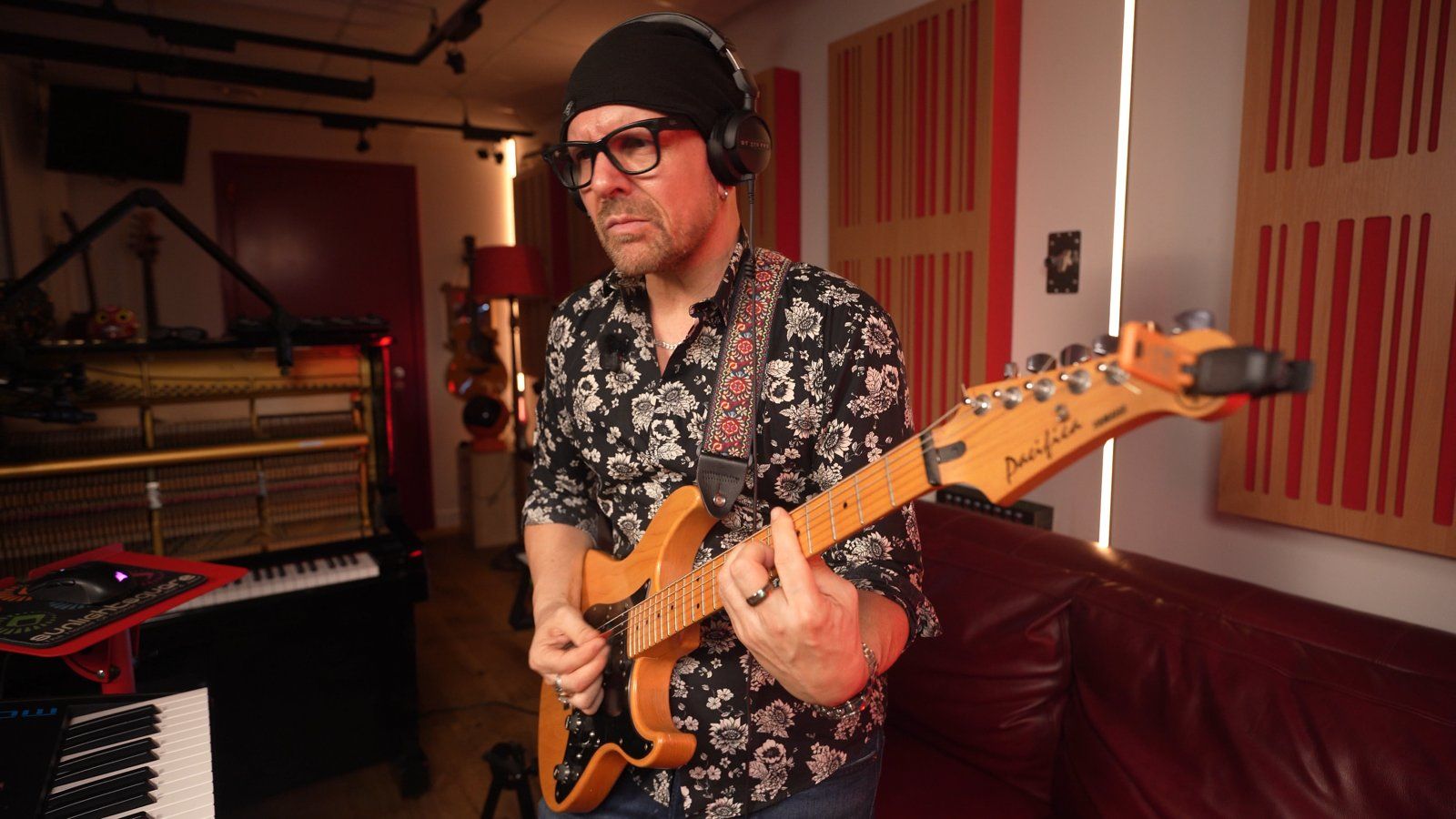 Claudio playing guitar