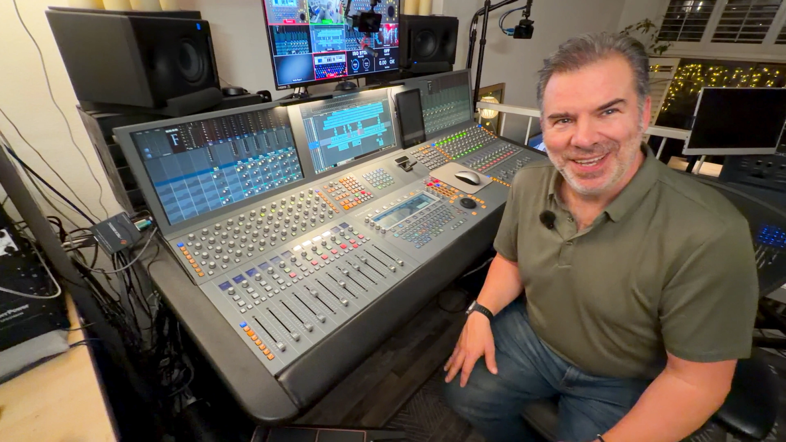 Cris Blyth with the Fairlight EVO